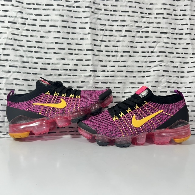 Vapor Max rosado amarillo